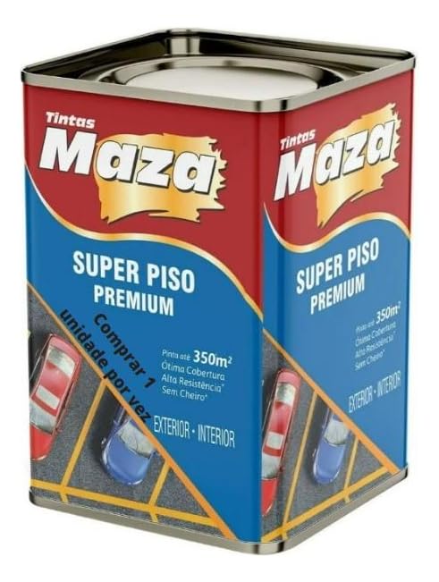 Tinta Pisos Muros Super Resistência Premium Maza 18L Branco