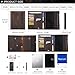 Contacts Full Grain Leather Portfolio for Men Conference Folder Legal Pad Padfolio Notepad Professional Organizer Fit 12.9
