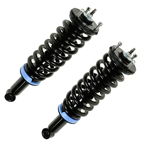 Image of TRQ Front and Rear Complete Strut Assembly & Shock Absorber Kit Complete Strut & Coil Spring Assembly Compatible with 2003-2007 Toyota Sequoia