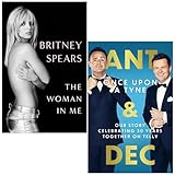 the woman in me by britney spears & once upon a tyne by ant mcpartlin, declan donnelly 2 books collection set