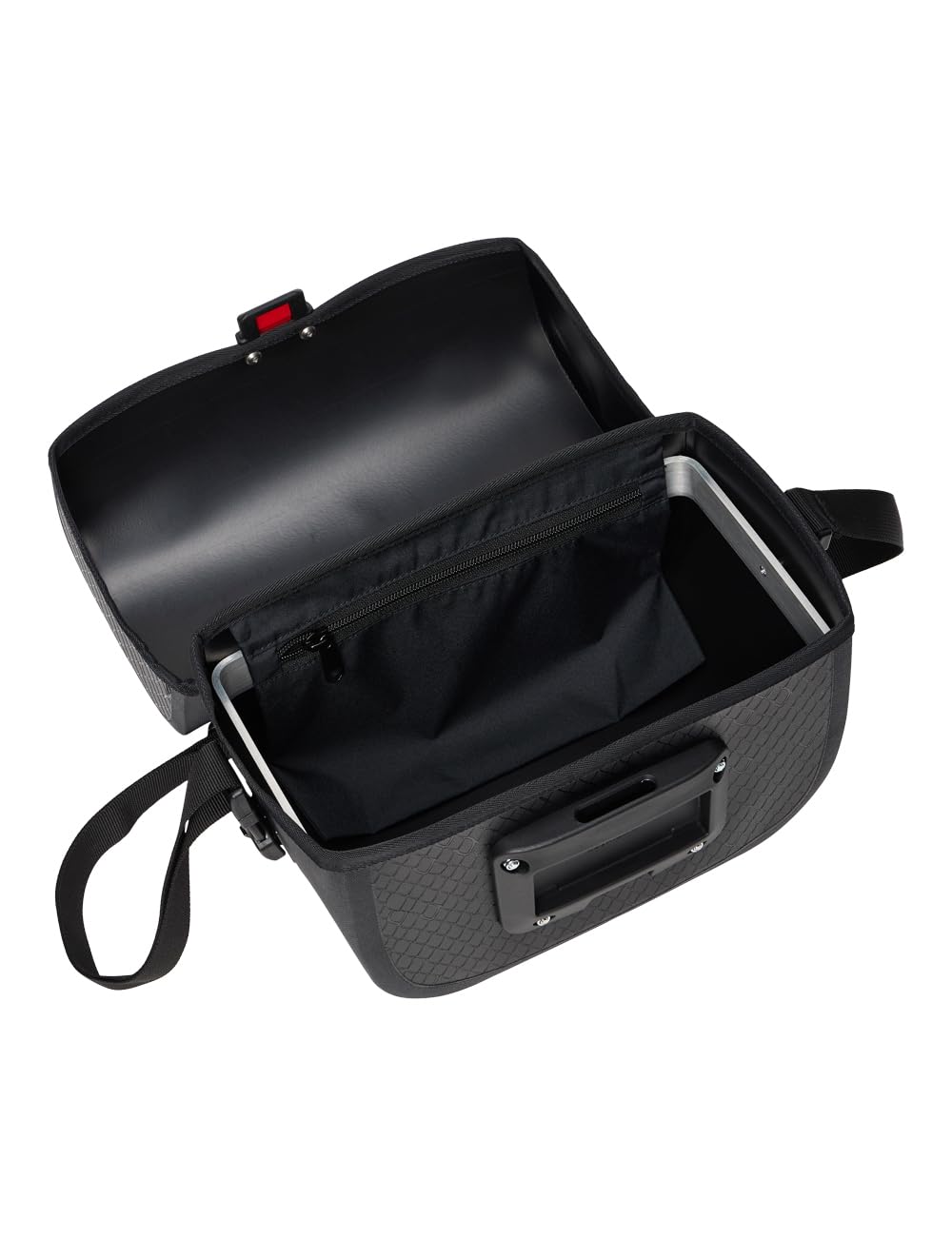 VAUDE Aqua Box 4 (rec), 6 Liter Lenkertasche für Radreisen, wasserdicht verschweißt, Made in Germany