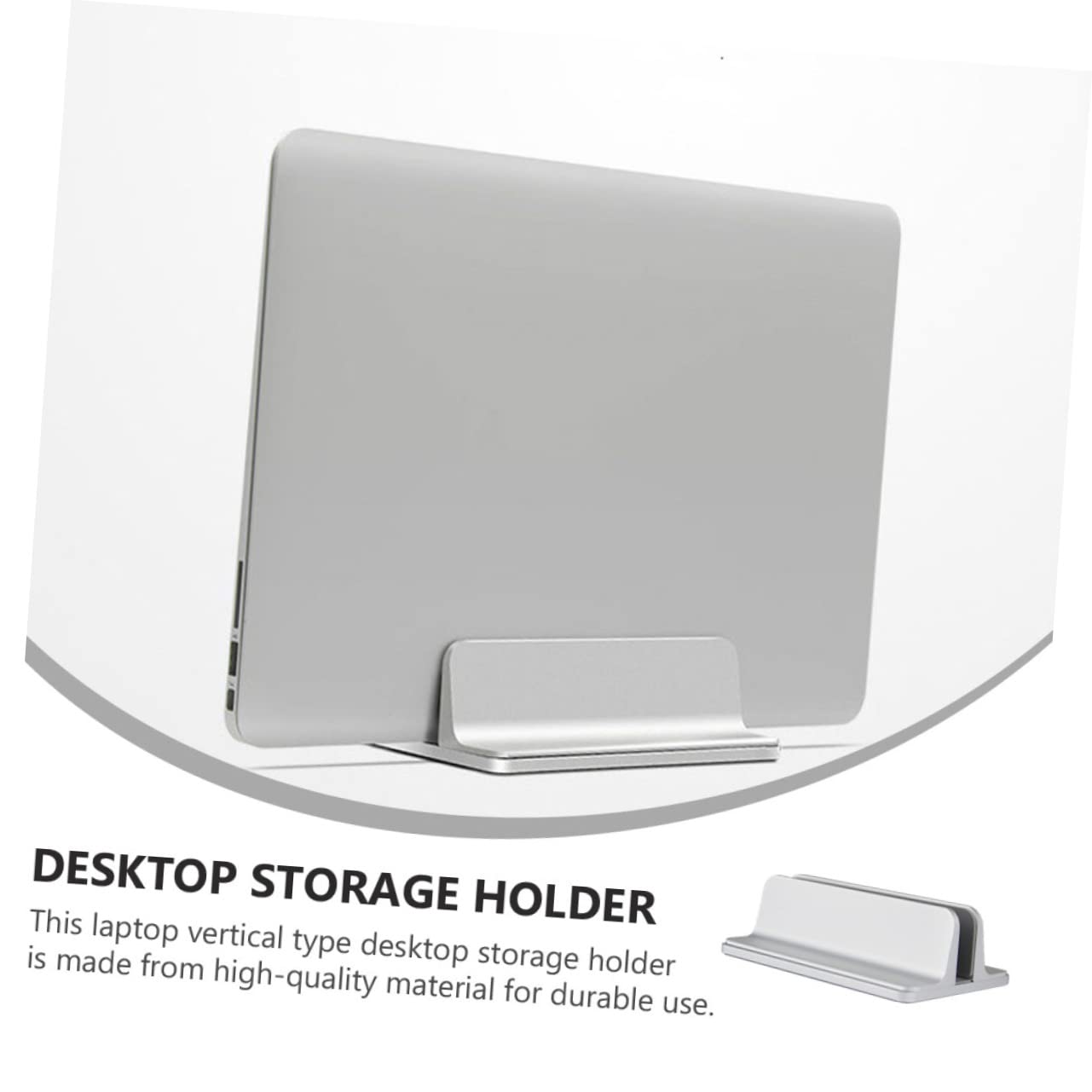 SHINEOFI Soporte Vertical De Aluminio para Laptop Base Estable y Duradera para Escritorio para Refrigeración y Organización De Portátiles
