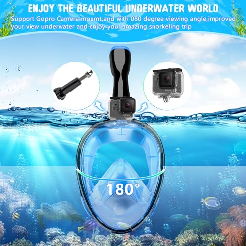 image for Powerole Full face Ventilation Tube mask for Adults,Using The Latest D