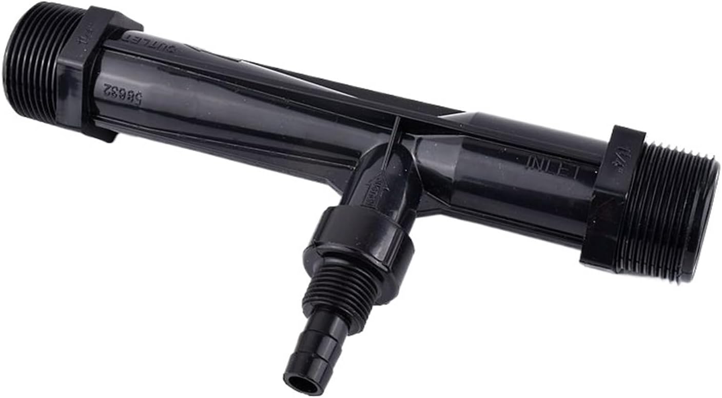 Revive Furniture 1PC UPVC Water Sprayer Gas-liquid Mixer Fertilizer Applicator Aquarium Fish Tank Garden Irrigation Pipe Accessories(2 Inch)