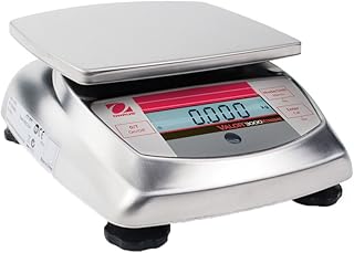 Ohaus Valor Stainless Steel Xtreme Compact Precision Scale, 6000g x 1g