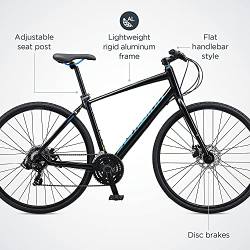 Schwinn Vantage Men and Women Adult Sport Hybrid Bike, 21 or