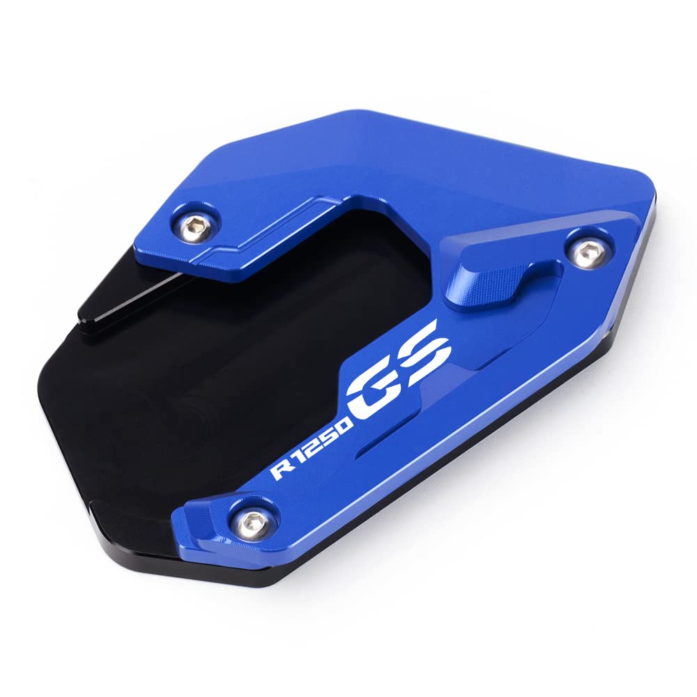 Mokiton Motorcycle Side Stand Extension Plate For BMW R1250GS Rallye HP (2018-2023 Sport Suspension) - CNC Aluminum Black