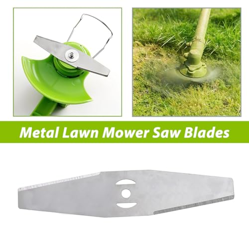 Image of HASTHIP Grass Cutter Blade 6 Inch Stainless Steel for Lawn Mower Use | Sharp Cutting Performance for Dense Grass, Durable Stainless Build, Smooth Operation for Yard Tasks