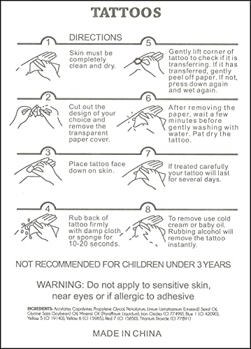 Greae Post Malone Inspired Face Temporary Tattoo Stickers For Diy Halloween Costume Parties | Realistic | Skin Safe | Includes Face, Hands, Fingers, Neck & Arm Tattoos #TOP6