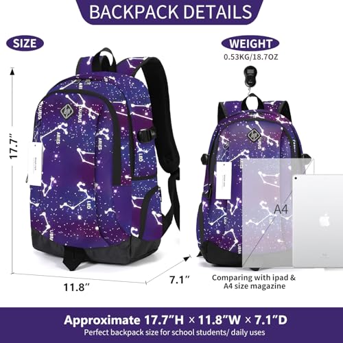 Image of rickyh style School Backpack Travel Bag for Men & Women Lightweight College Back Pack with Laptop Compartmen