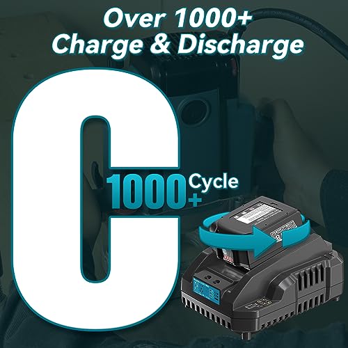 Image of 2Pack 18V Lithium-Ion 6.0Ah Battery Replacement for Makita 18V Battery | Compatible with Makita LXT 18 Volt Batteries BL1860B BL1850B BL1840B BL1830B BL1815B Cordless Power Tools