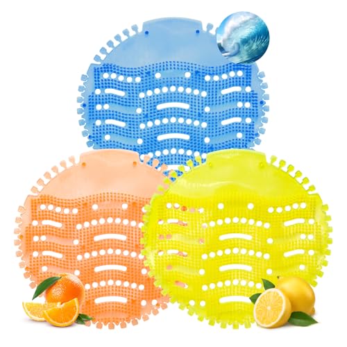 BLUE BAZAAR 18 Pack Urinal Mats 16X16CM Urinal Screens Splash Mats Urinals