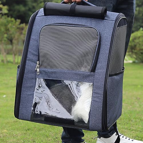 Mochila Transportadora para Animais de Estimação para Cães e Gatos Grandes e Pequenos, Recursos de S
