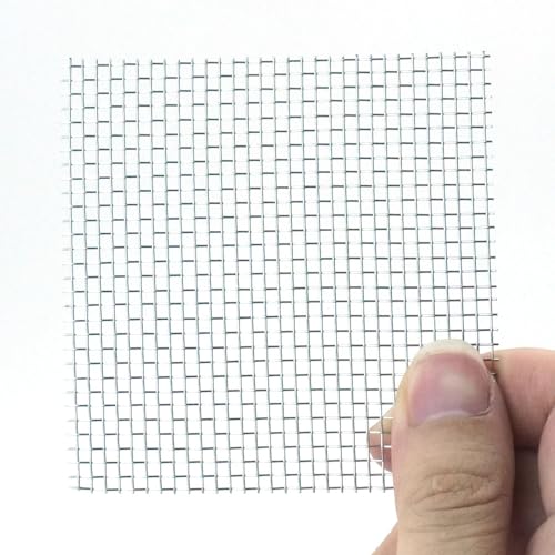 Image of LINLAN 9 Pieces 3.1X3.1in (8X8cm) Aquarium Moss Mesh, 304 Stainless Steel Aquatic Moss Wall, Easy to Cut, for Fixing and Propagating Aquatic Mosses, DIY Aquarium Filtration, and Aquascaping