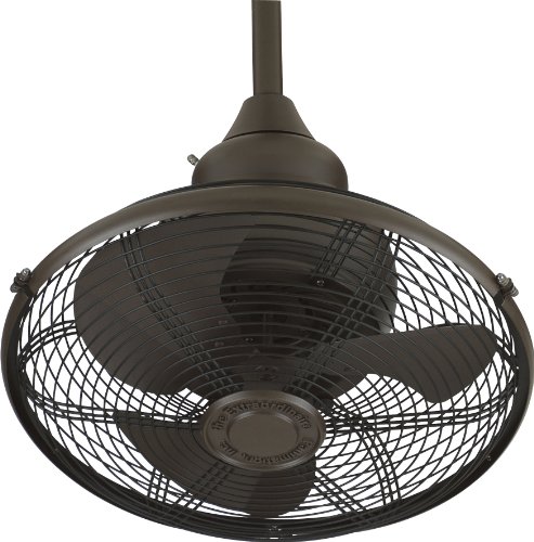 Fanimation OF110OB Extraordinaire Ceiling Fan with Wall Control, 360 Degree Rotation, 18-Inch, Oil-Rubbed Bronze