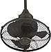 Fanimation OF110OB Extraordinaire Ceiling Fan with Wall Control, 360 degree Rotation, 18-Inch, Oil-Rubbed Bronze