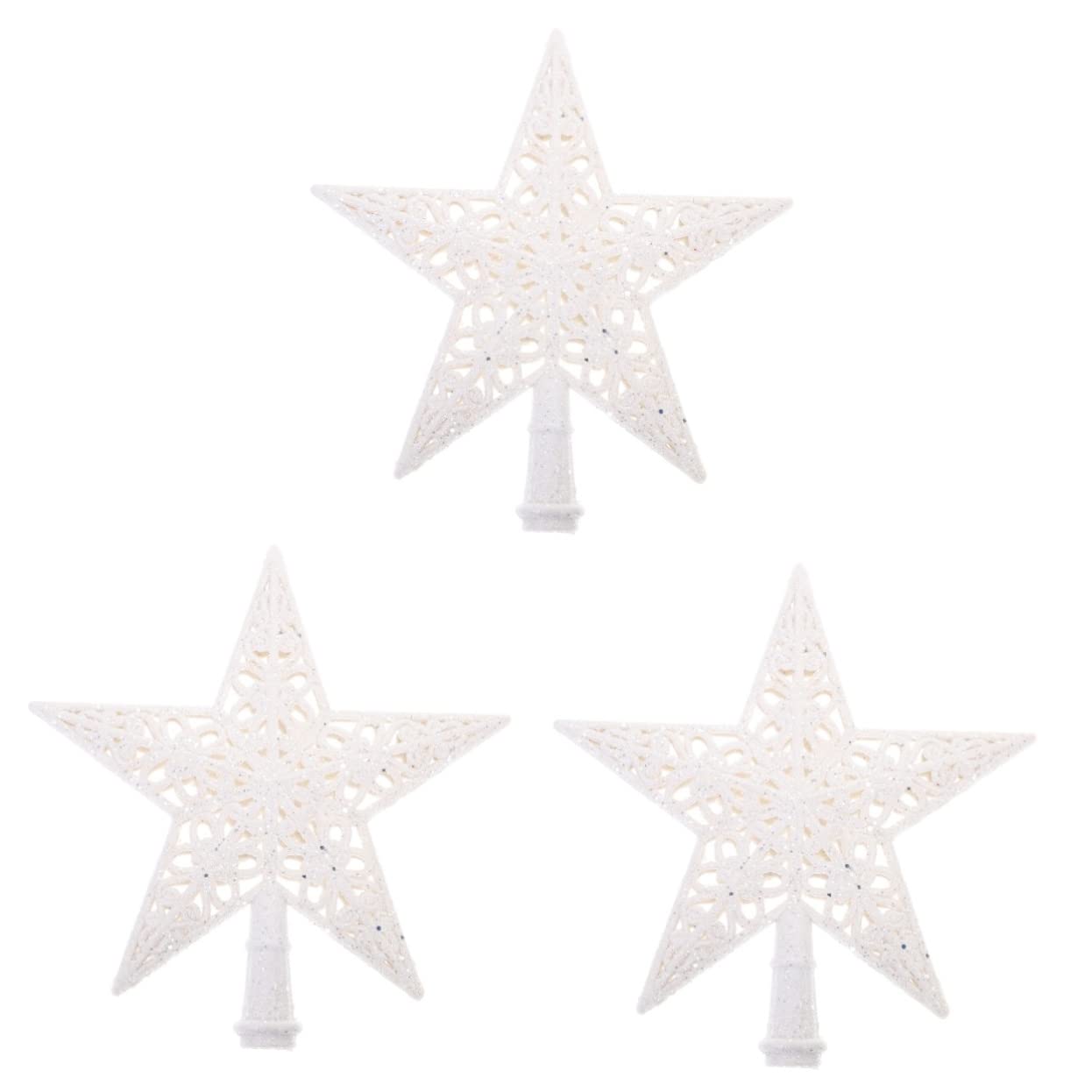 Adorno para árbol de Navidad Alipis pack de 3 piezas caladas para decoración festiva