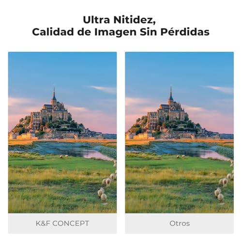 Filtro UV de 67mm Armor K&F CONCEPT para lente de cámara reflex 5