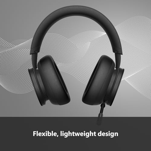 Xbox Wireless Gaming Headset | Carbon Black | Over Ear Headphones | Spatial Audio with Dolby Atmos | Consoles, PCs, TVs, Mobile, and More - 2