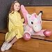 Imagen de MorisMos 80cm Peluche Unicornio Niña Grande