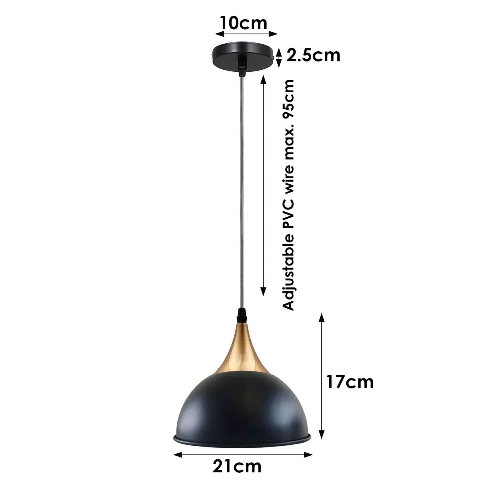 Retro ceiling lamp E27 pendant light for kitchen bedroom