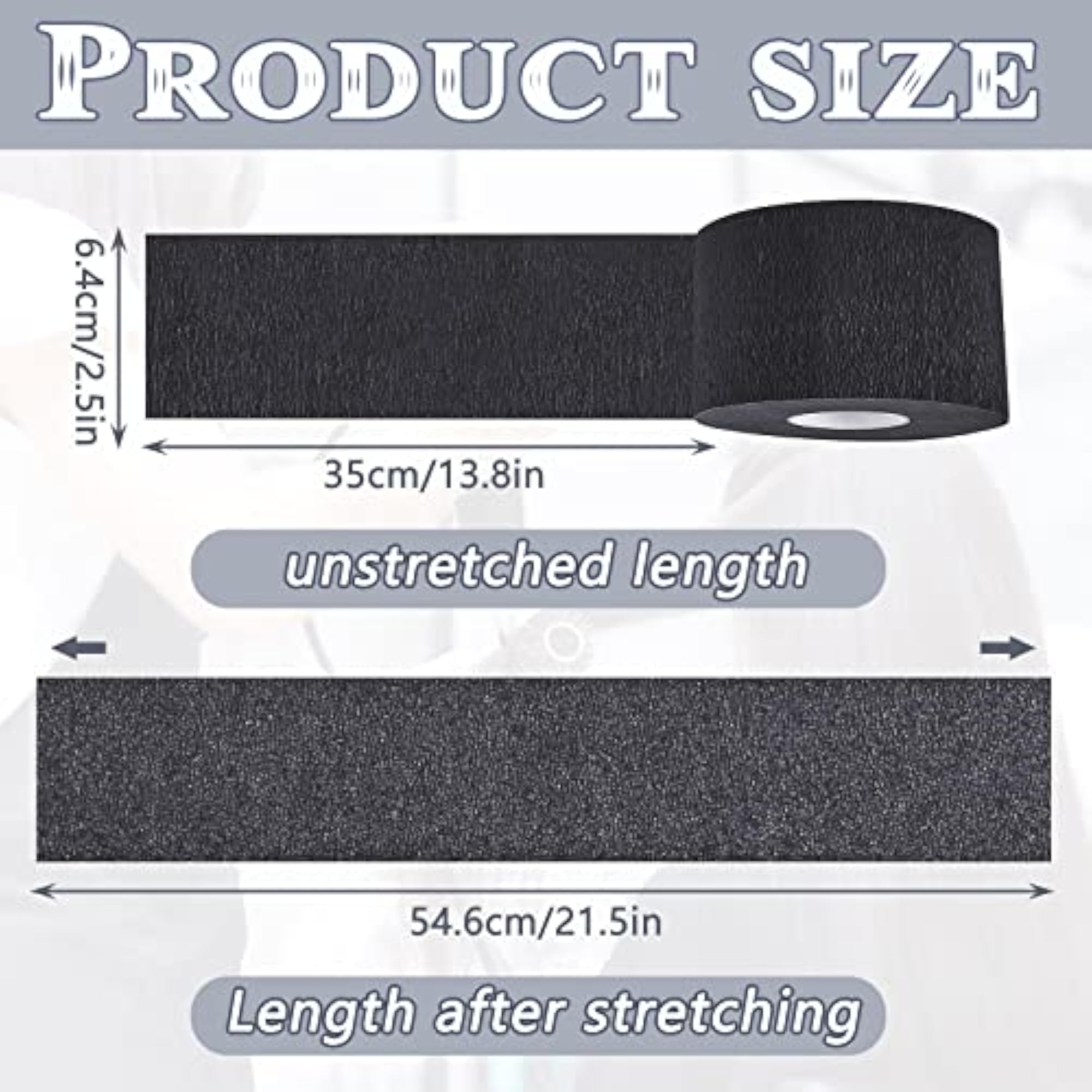 1000 Pieces Disposable Black Barber Neck Strips