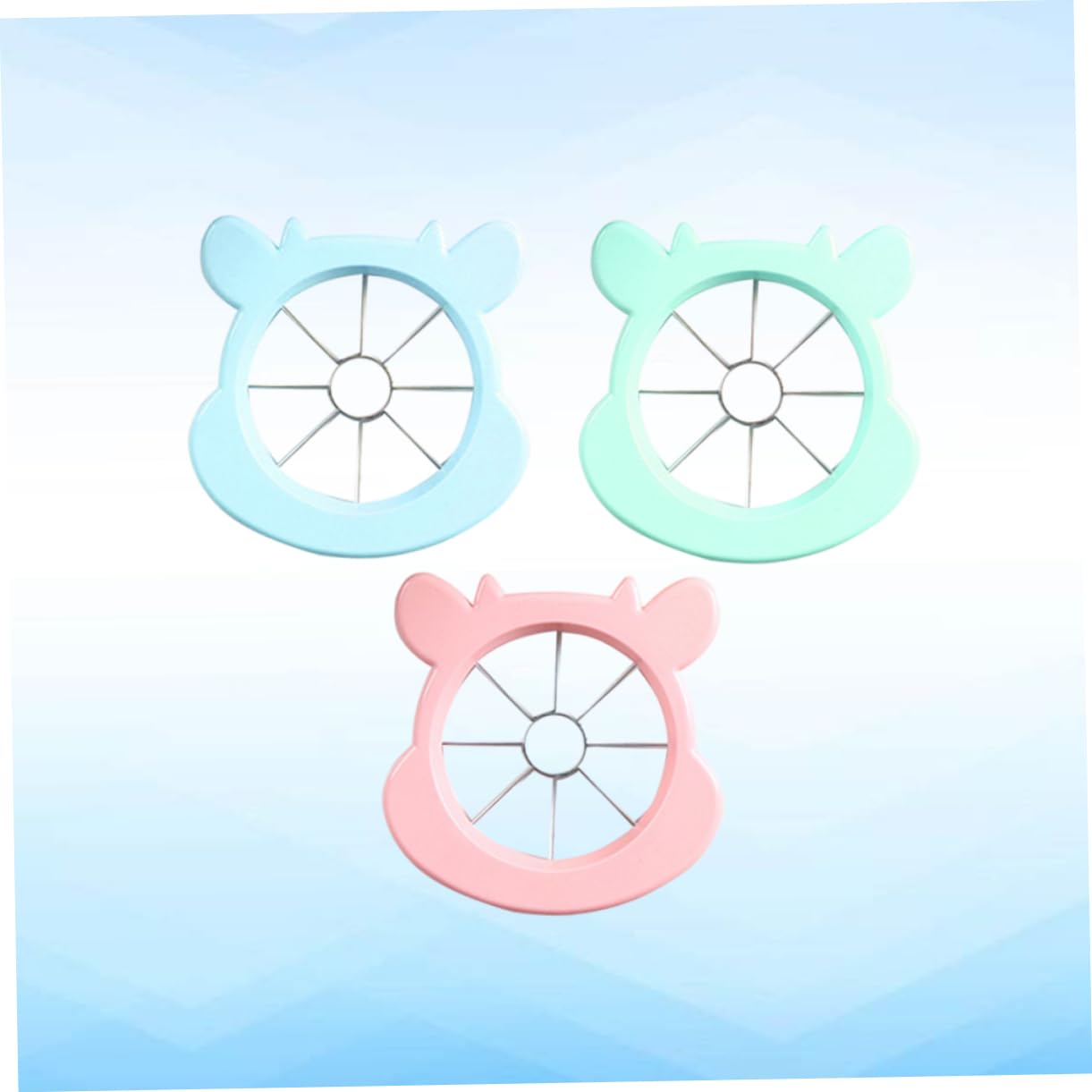 ABOOFAN Wassermelonenschneider 9 Stk Allesschneider Aufschnittmaschine Obstschneider Aus Edelstahl Cutter Fruchtschneider Splitter Wassermelone Schneidemaschine Apfelschneider