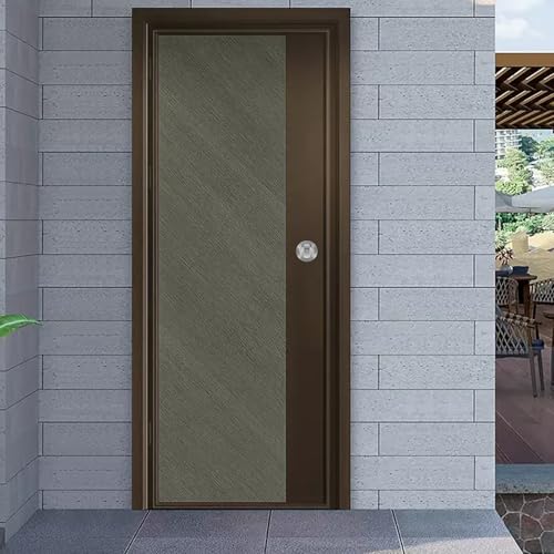 PartyKindom Cerradura de privacidad para puerta corrediza, herraje de aleación de zinc plateado, fácil de operar, seguridad añadida, apariencia simple para puertas de dormitorio miniatura 6