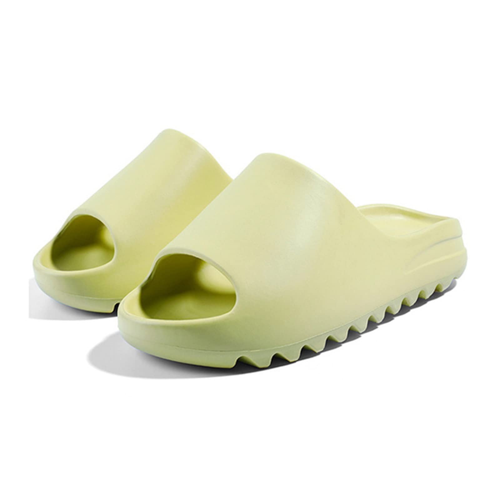 YHQZNLXQ Zapatillas para mujer Sandalias de playa de ocio de verano para hombres y mujeres, toboganes de fondo suave, plataformas de fondo grueso, pantuflas antideslizantes para el hogar, pantuflas de