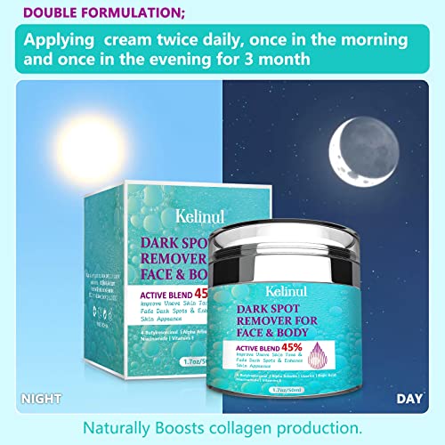 Dark Spot Corrector Remover For Face And Body, Formulated With Advanced Ingredient 4-Butylresorcinol, Kojic Acid, Lactic Acid And Salicylic Acid (60) #TOP5