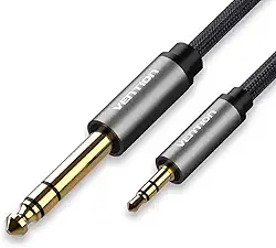 Cabo Audio P2 Para P10 Estereo Dj Fone Mesa Som 1m Vention