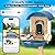 Bird Feeder with Camera, Smart Birdfeeder with Solar-Powered, 5MP AI Identify Birds 11000, Night Vision, Auto Record Video,Instant Notifications, Bird Feeders for Outdoors, Birds Watching Gifts