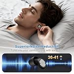 Reusable Soft Silicone Ear Plugs Dorm Noise Cancelling Earplugs for Sleeping 41dB Reduction｜Sleep No Ear Pain for Snoring Side Sleepers&Airplanes Travel Concerts Noises Reduction Earplugs (Black) - Image 3