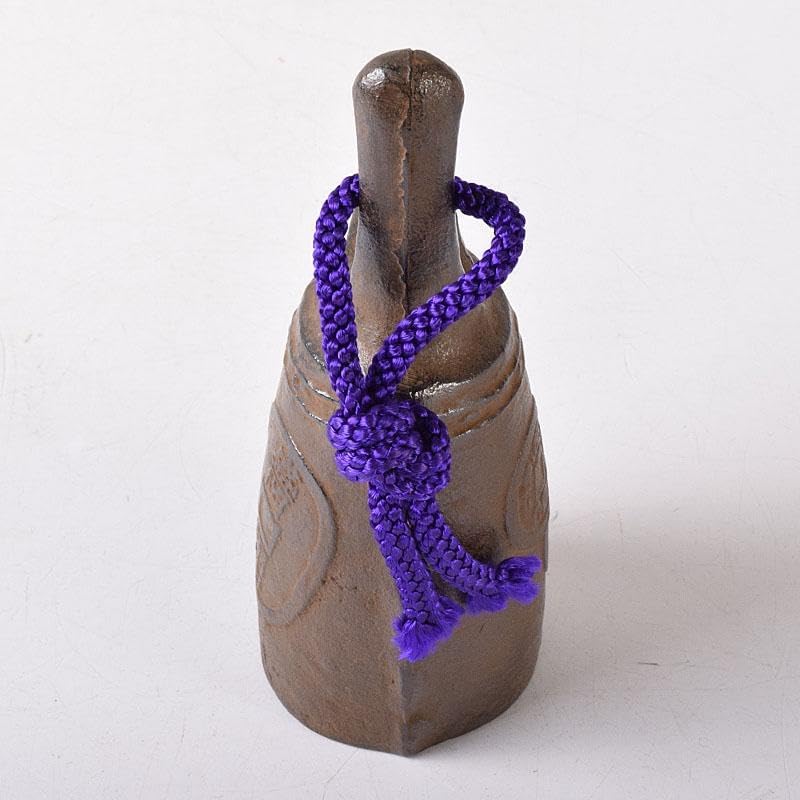 南部鉄器 御釜師 鈴木盛久作 南部砂鐵鈴 重さ約371g 共