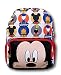 Disney Mickey Mouse Big Face 12 inch All Over Toddler Size Backpack