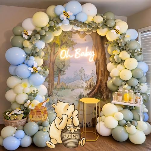 Ballons fête et souvenirs joyeux jaune macaron et blanc pour réception