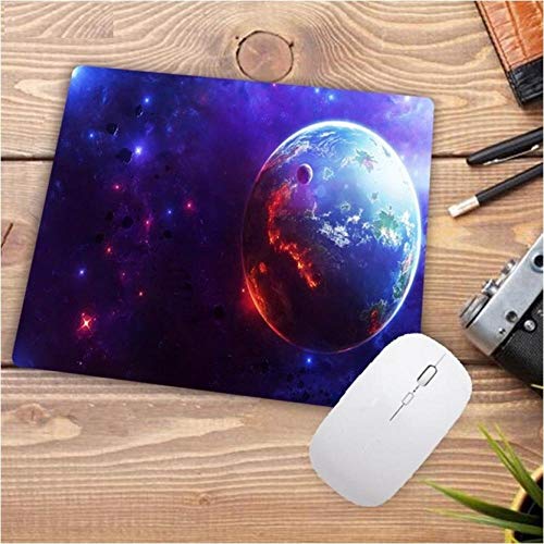 Preisvergleich Produktbild Bürobedarf Tischset Tastatur Pad Spiel Spieler Mauspad Weltraum Sternnebel Weltraum Kunst Anti-Rutsch-Mauspad 180X220X3Mm Mauspad