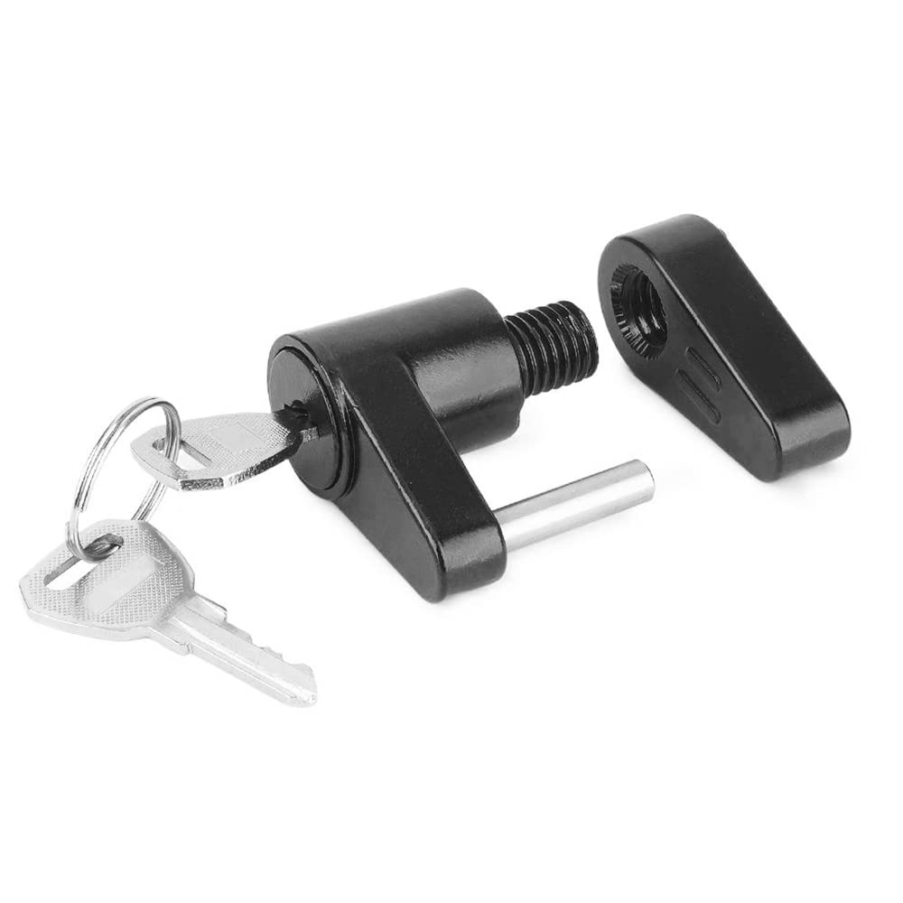 Lucchetto Per Gancio Traino - Diametro 1/4" E 3/4" - Acciaio Alta Resistenza - Antifurto Per Rimorchi Camper Barche - Foto 2