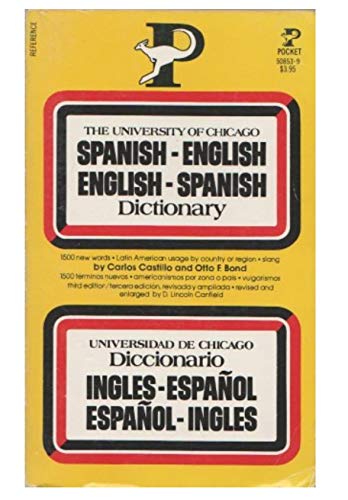 The University of Chicago Spanish-English Engli... 0671644882 Book Cover