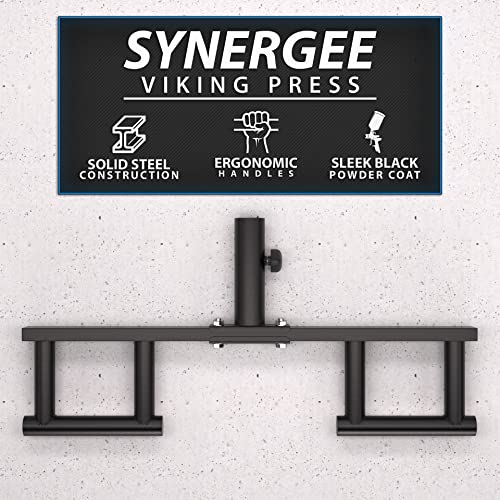 Fixation Viking Press en acier robuste pour barre olympique - 2