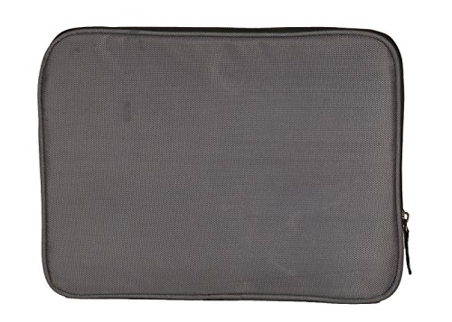 Image of Protecta Knighted Laptop Sleeve for MacBook Air /MacBook Pro Retina & Other 13 Inch Slim Profile Laptops (Grey & Green) - Elementary Series