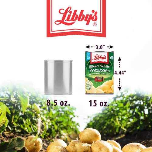 Libby's Sliced White Potatoes | Delicious Mildly Sweet Flavor And Pleasant White Color | Seasoned With Sea Salt | Grown & Made In Usa | 15 Oz (Pack Of 12) #TOP6