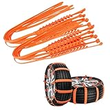 20Pcs Tire Chains for Cars for Lexus GX 460/460 Luxury,Anti-Skid Snow Chains,Portable Non-Slip Cable Ties,Reusable Winter Safety Chains for Snow Ice Mud