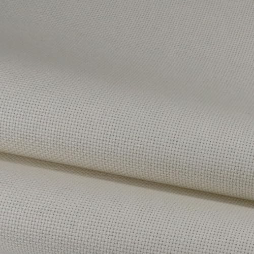 Image of KCS 4 /6 pc of 12 inch x 18 inch 30cmx45cm 16CT Counted Cotton Aida Cloth Cross Stitch Fabric (Pearl Grey, 4 pc)