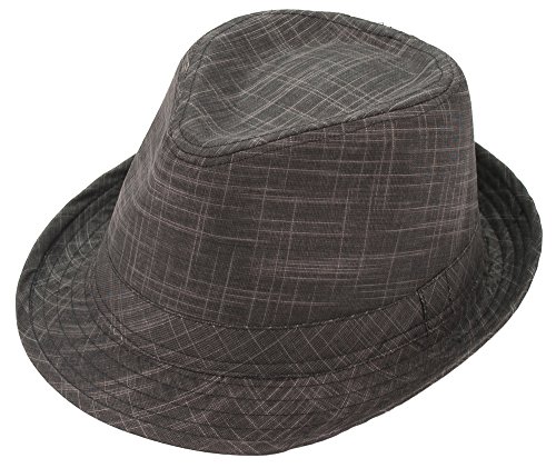 Milani Fedora Hat with Matching Band Black