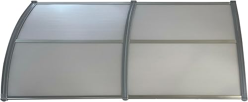 Miniatura 6 de Panana Toldo para puerta al aire libre, toldo de jardín de 80 x 40 pulgadas, toldo para patio, porche, cubierta de refugio de lluvia, 80100200118.1