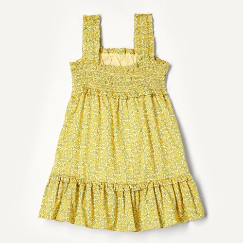Image of Amazon Essentials Girls and Toddlers' 100% Cotton Smocked Tank Dress