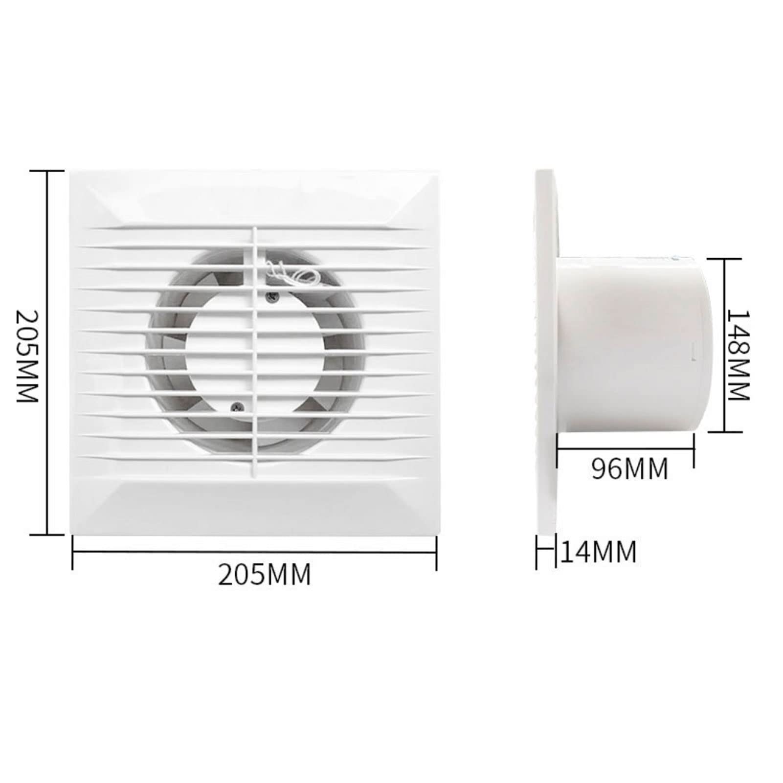 KEuLen Ventola Estrazione Ventilazione, Cucina WC Ventilatori Persiane Aspiratori Ventilatori Ventilazione Aria