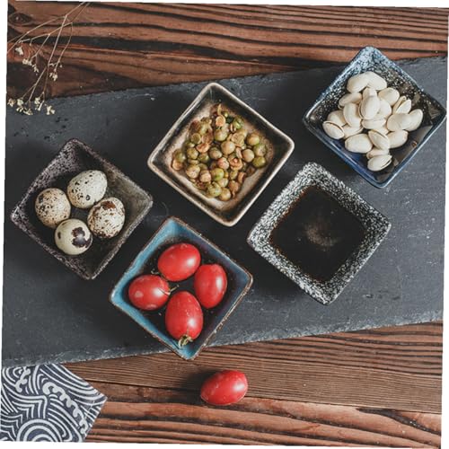 Juego de 5 Platos Japoneses de Cerámica para Sushi miniatura 6