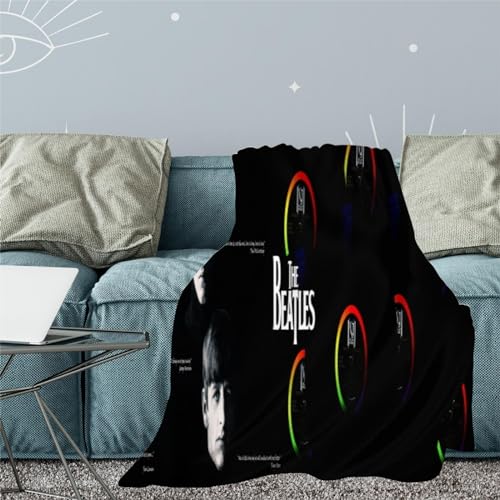 CHEWYZ Couverture en Flanelle imprimée The Beatles,Couverture en Peluche à Motif 3D,Couverture Tendance d’automne,Couverture Douce et pelucheuse pour Enfants,garçons et Adultes (100x130cm) - Les Beatles, Paul McCartney, John Lennon, RIngo Starr, George Harrison CHEWYZ Couverture en Flanelle imprimée The Beatles,Couverture en Peluche à Motif 3D,Couverture Tendance d'automne,Couverture Douce et pelucheuse pour Enfants,garçons et Adultes (100x130cm) – Image 7